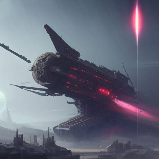 Hyperdetailed Mech Warrior in Dark Fantasy Style