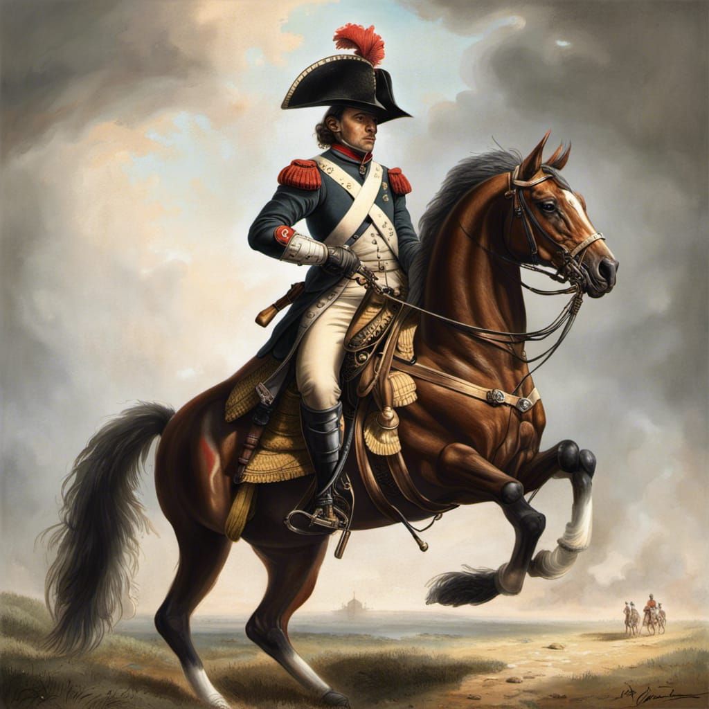 American Cuirassier in Enlightenment Age Detail