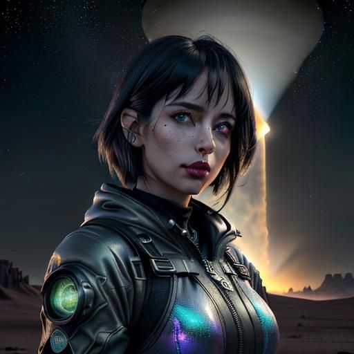 UFO Crash Site: Sci-Fi Concept Art