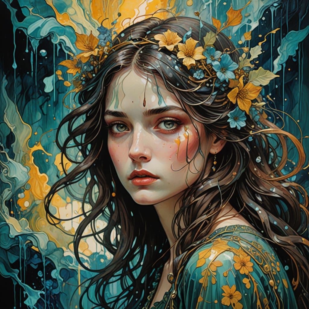 Surreal Impressionist Masterpiece in Vibrant Colors