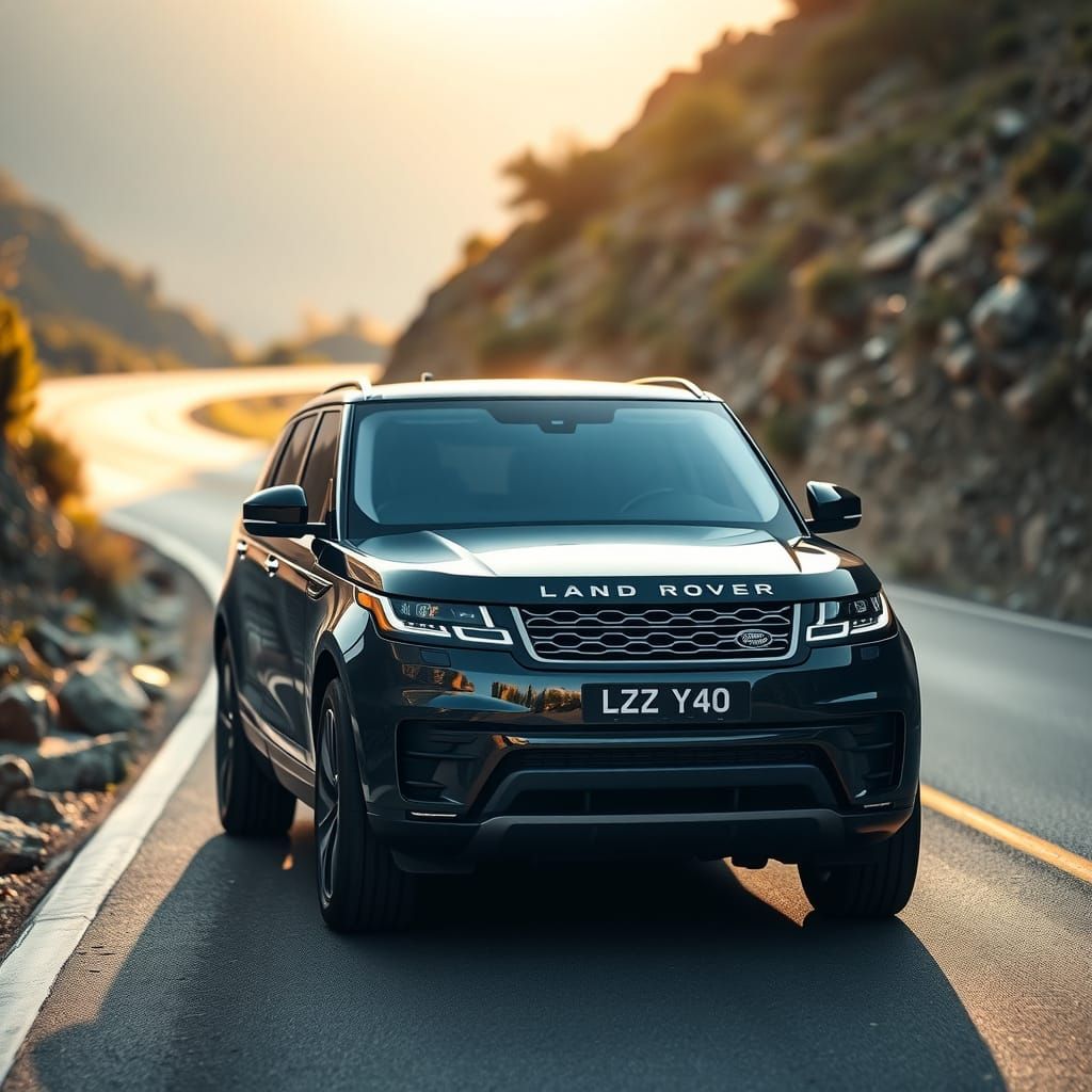 Luxury Land Rover Conquers Mountain Road