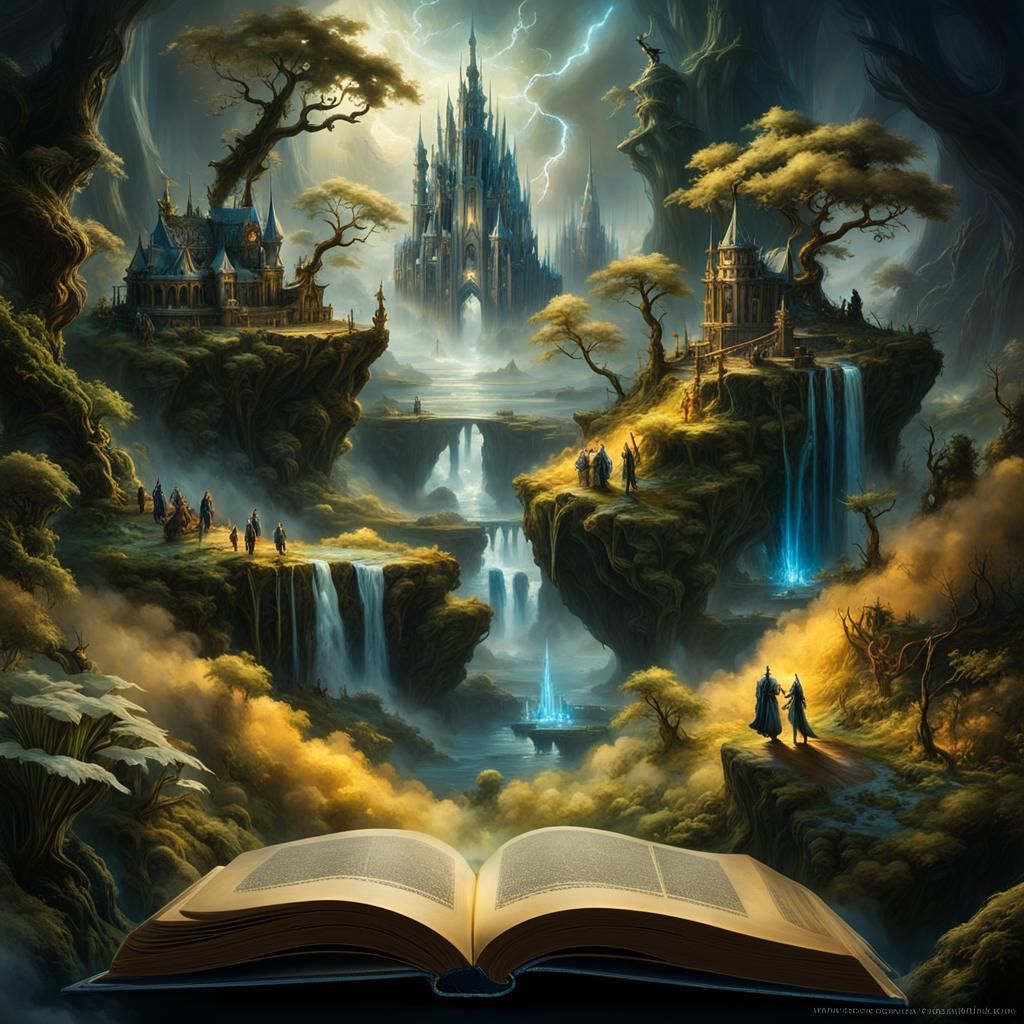 Miniature Fantasy World Emerges from Book