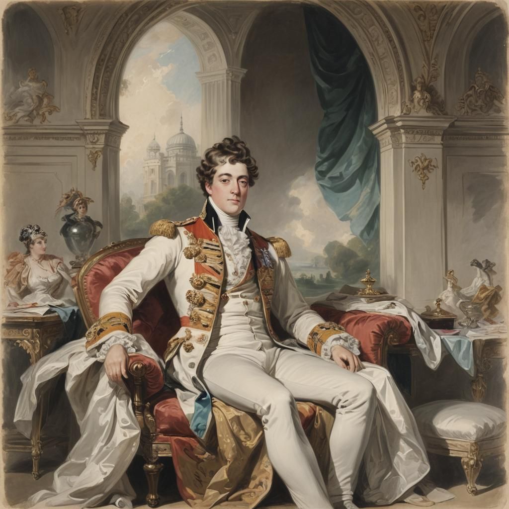 Prince Regent's Vision: Royal Pavilion in Lawrence Style