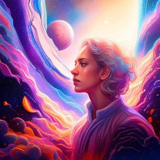 Star Wars Holographic Astral Illustration