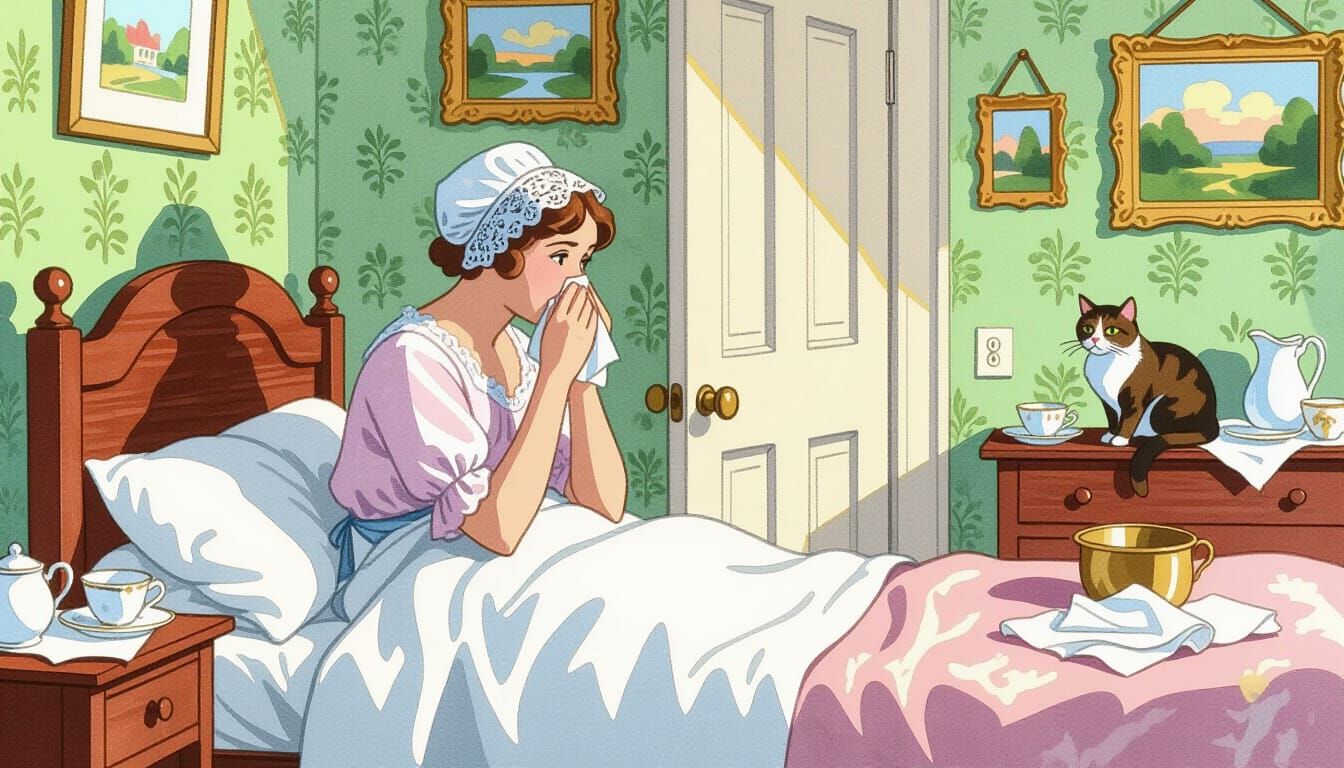 Maid Wakes to Intruder in Turn of Century Bedroom