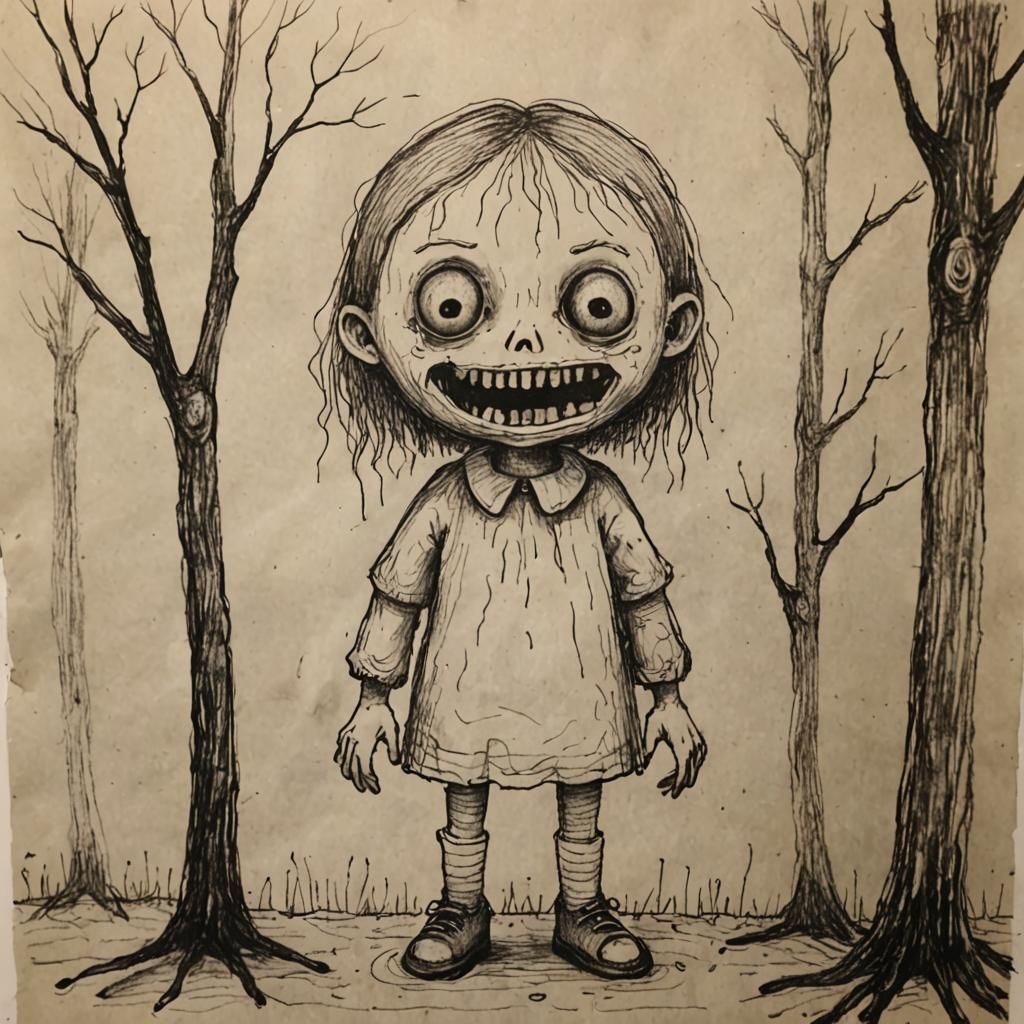 Creepy Child's Drawing