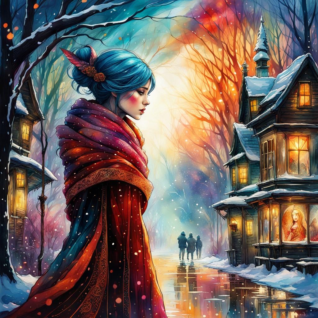 Glimmering Fairycore Dreams on a Cold Day