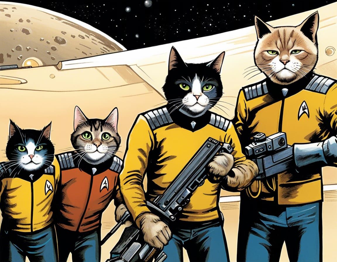 Star Trek: Space Cats Comic Book Adventure
