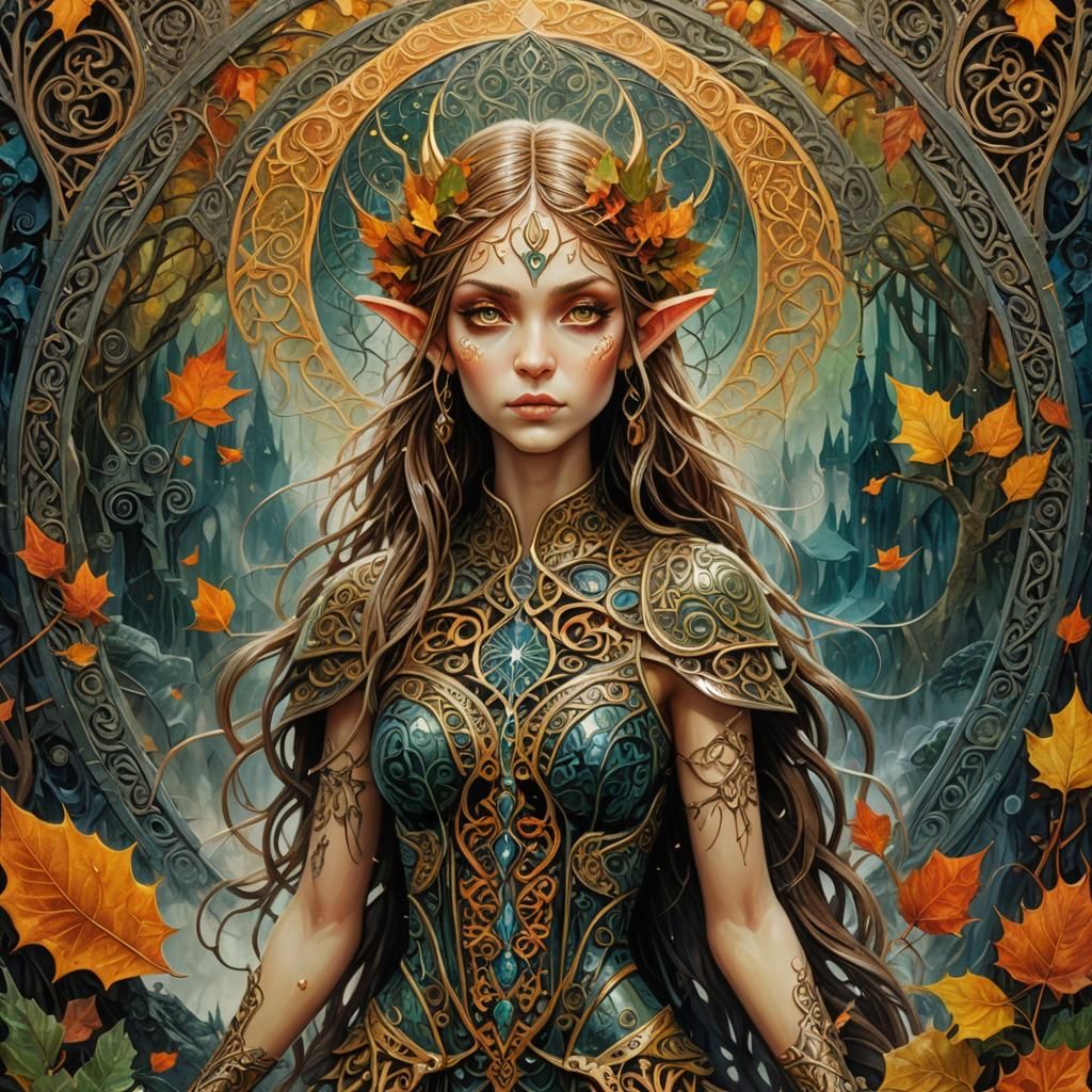 Surreal Autumn God Reveals Winter Landscape