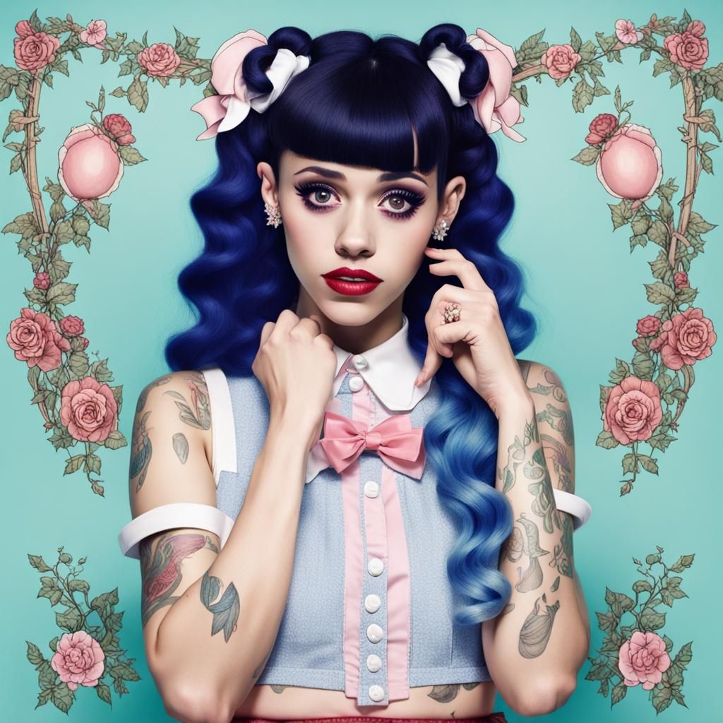 Melanie Martinez AI Portrait
