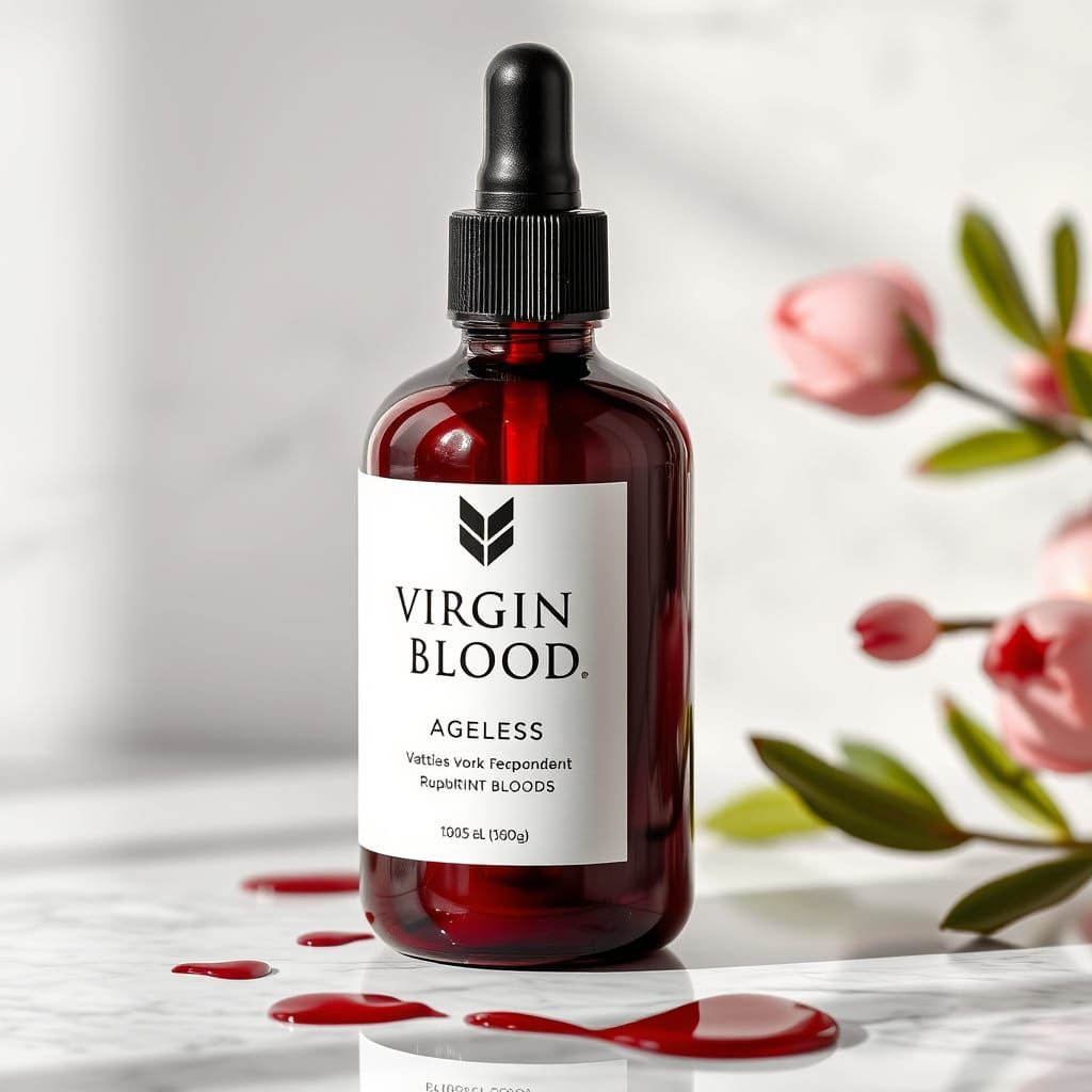 Luxury Beauty Product in a Futuristic Bottle