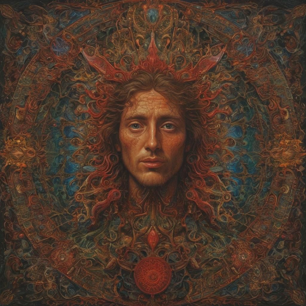 Surreal Renaissance Woman Portrait in Hyper-Realism Style