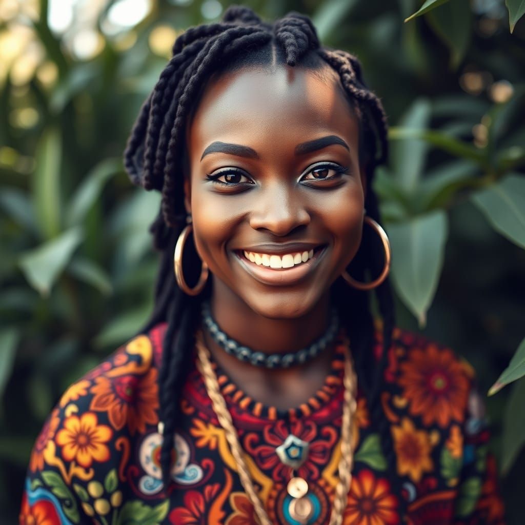 Smiling Woman in Streetwear, Professional Photography