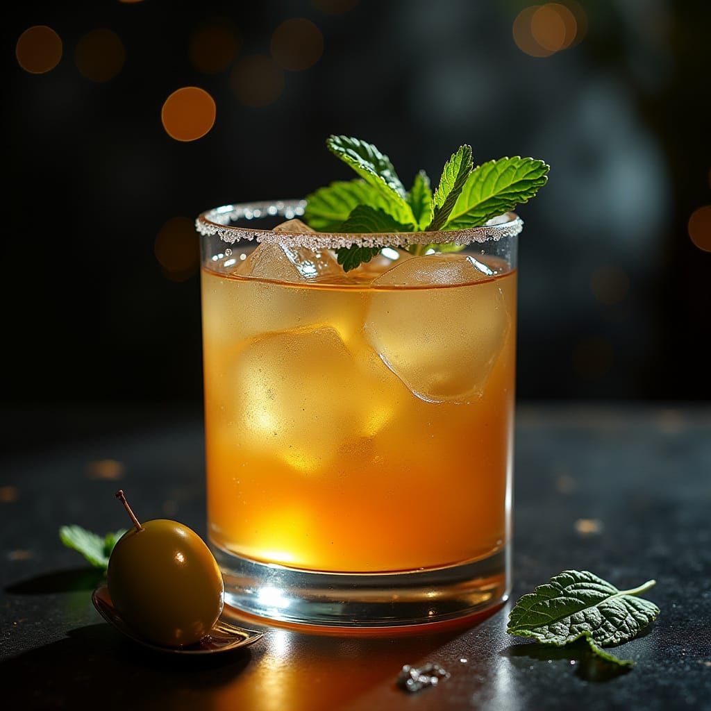 A pan-galactic gargle-blaster: take the juice from one bottle of ol'janx spirit. pour it into one measure of water from ...