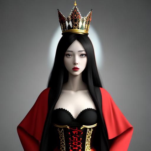 Photorealistic 3D Render of a Psychedelic Ginger Princess