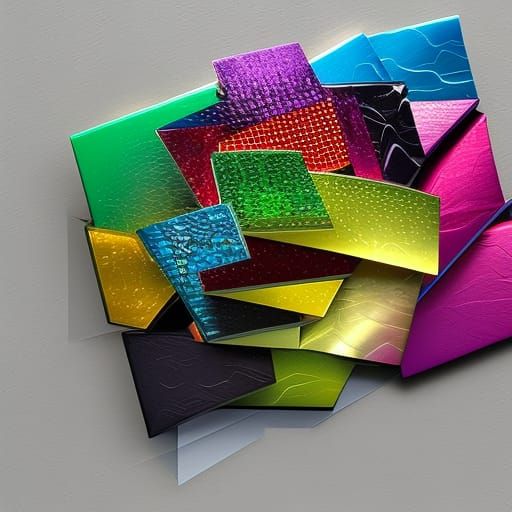 Psychedelic Abstract Art: Bejeweled Fantasy in Oils