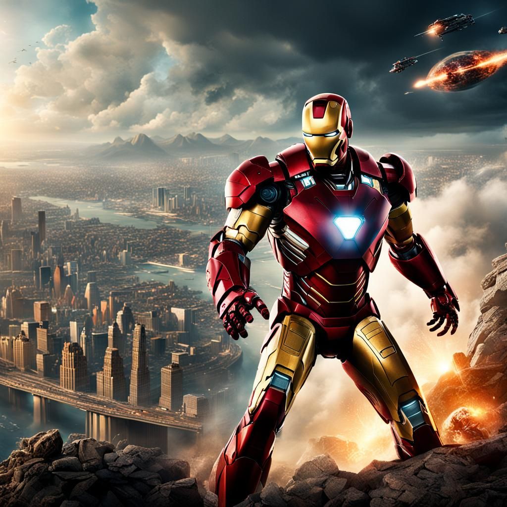 Iron Man Saves the World: Epic Digital Matte Painting