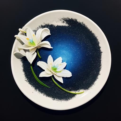 White Lily Inspired by O'Keeffe, Digital Art