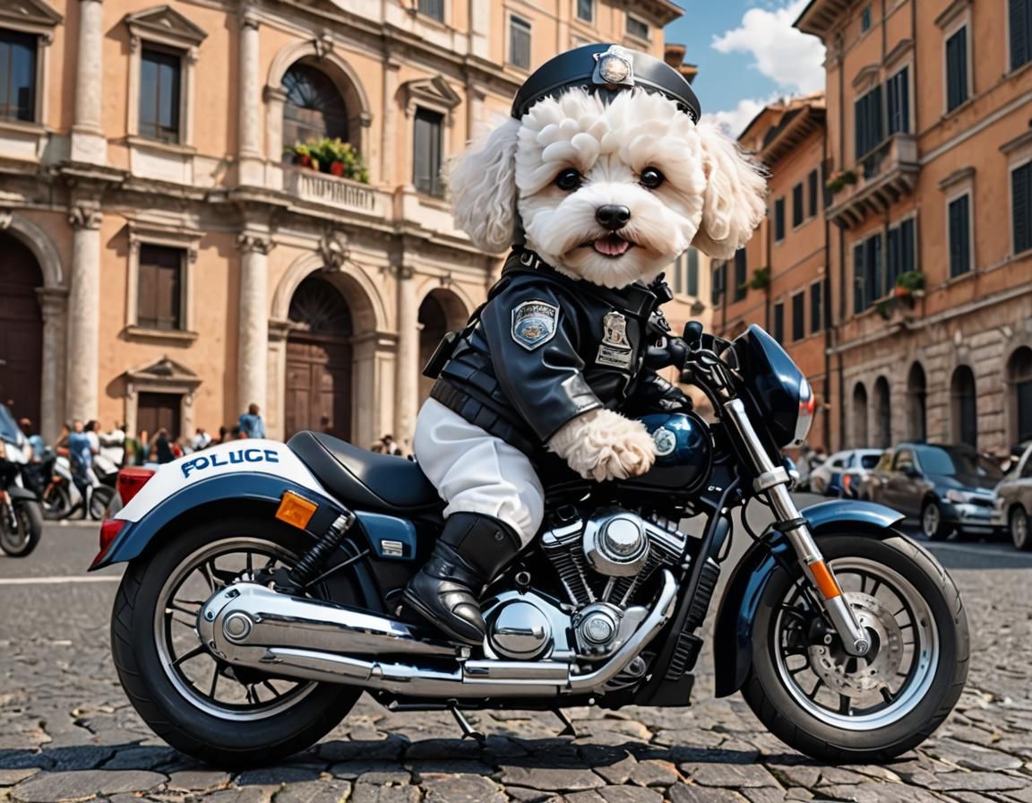 A New Police is in the Town: "I declare you under arrest!"👮🐶