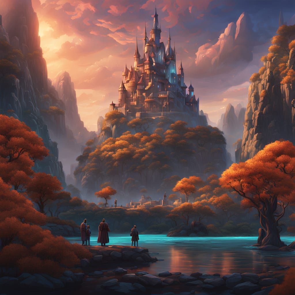 United Family Beacon of Support in Fantasy Art