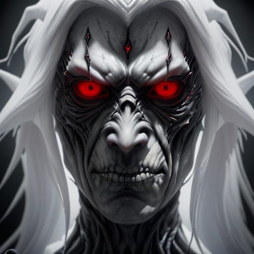 Eldritch Demon in Cinematic Composite Photography Style