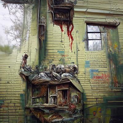 Evocative Image of an Abandoned Landscape