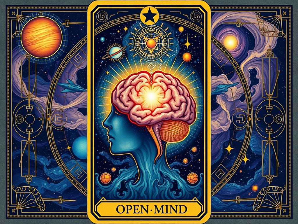 Cosmic Mind Tarot Card of Enlightenment