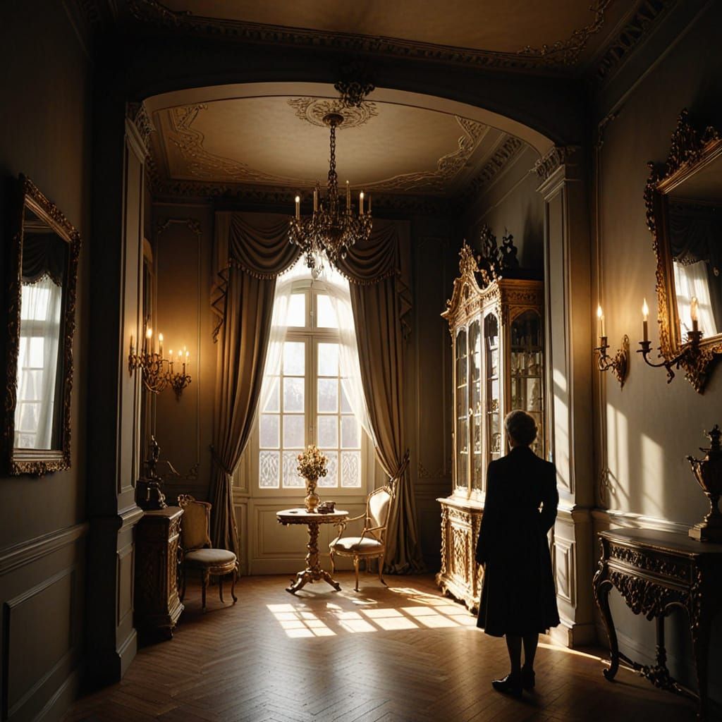 Surreal Baroque Opulence in Antique Shop