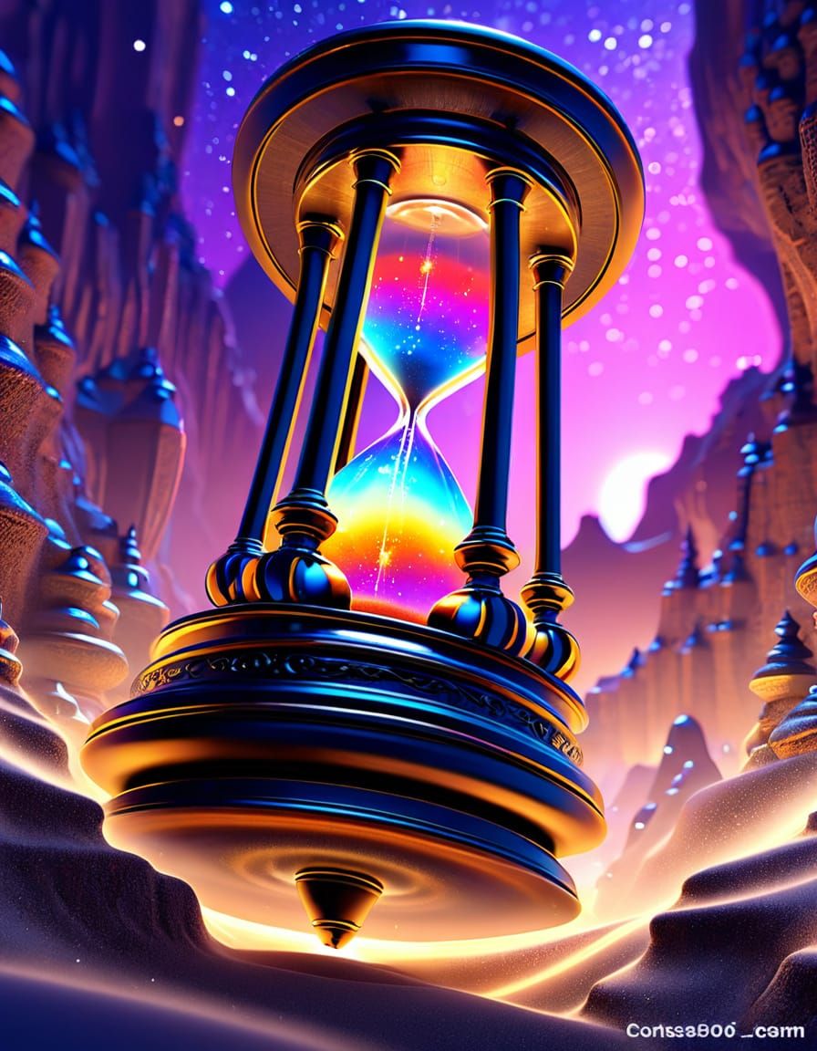 Cosmic Hourglass of Starlight