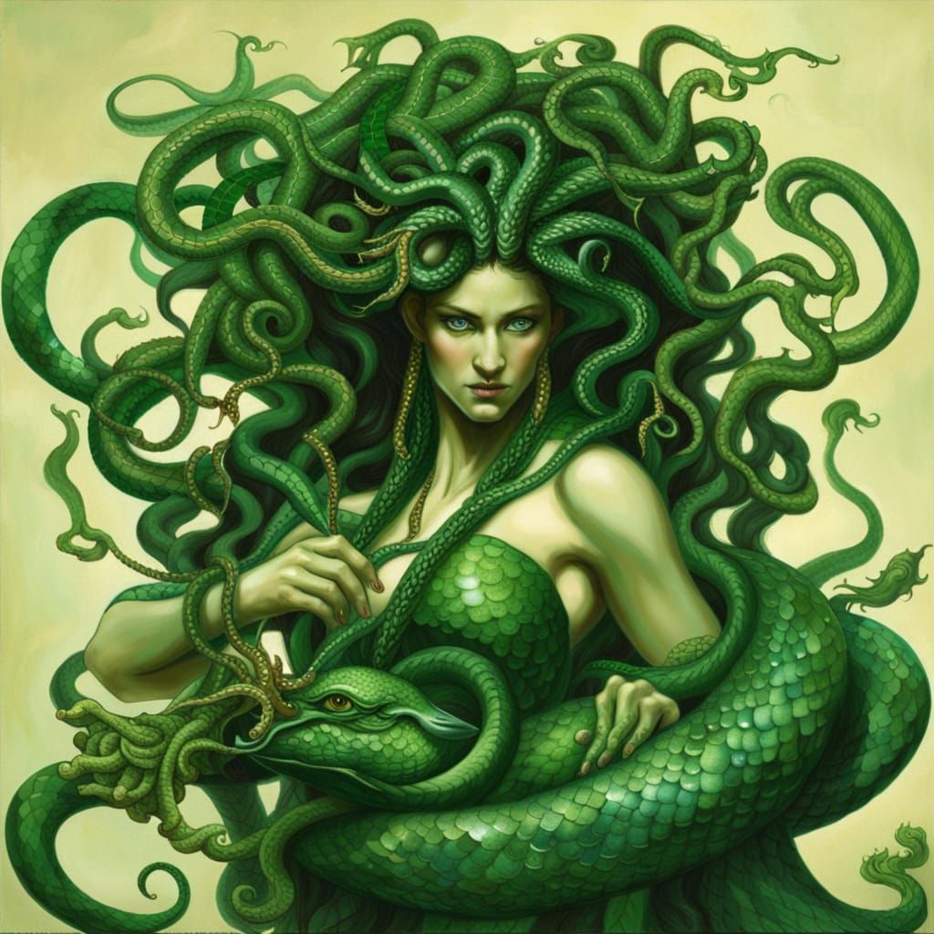Medusa with Poisonous Scimitars