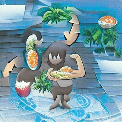 Alolan Raichu Digital Illustration