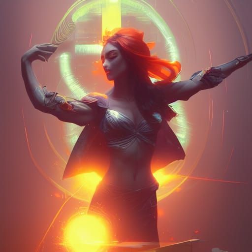 Electric Superpowers Concept Art in Unreal Engine 5