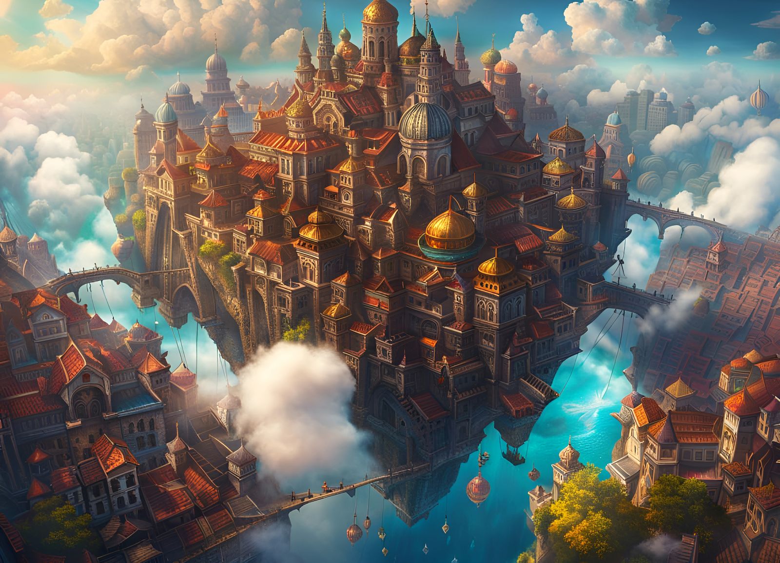 Ancient city in the sky