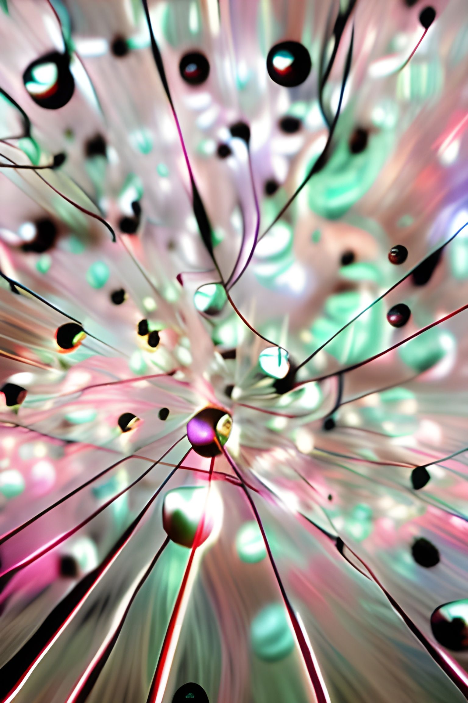 Colorful Cartoon Spaceship in Flight: Digital Art