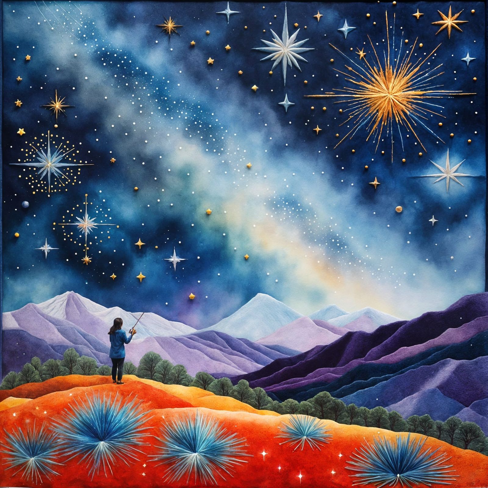 Starry Tapestry of the Ethereal Cosmos