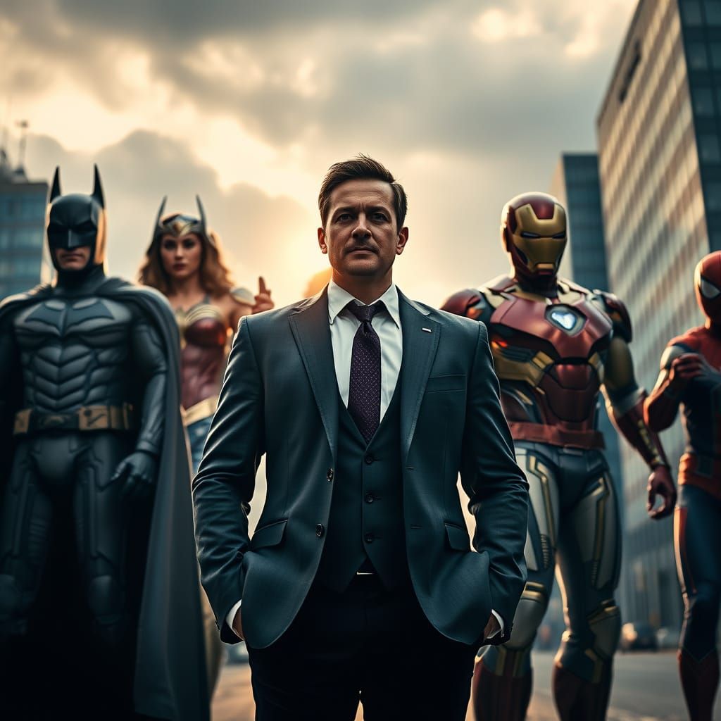 Superheroes Stand Tall in Halifax Cityscape