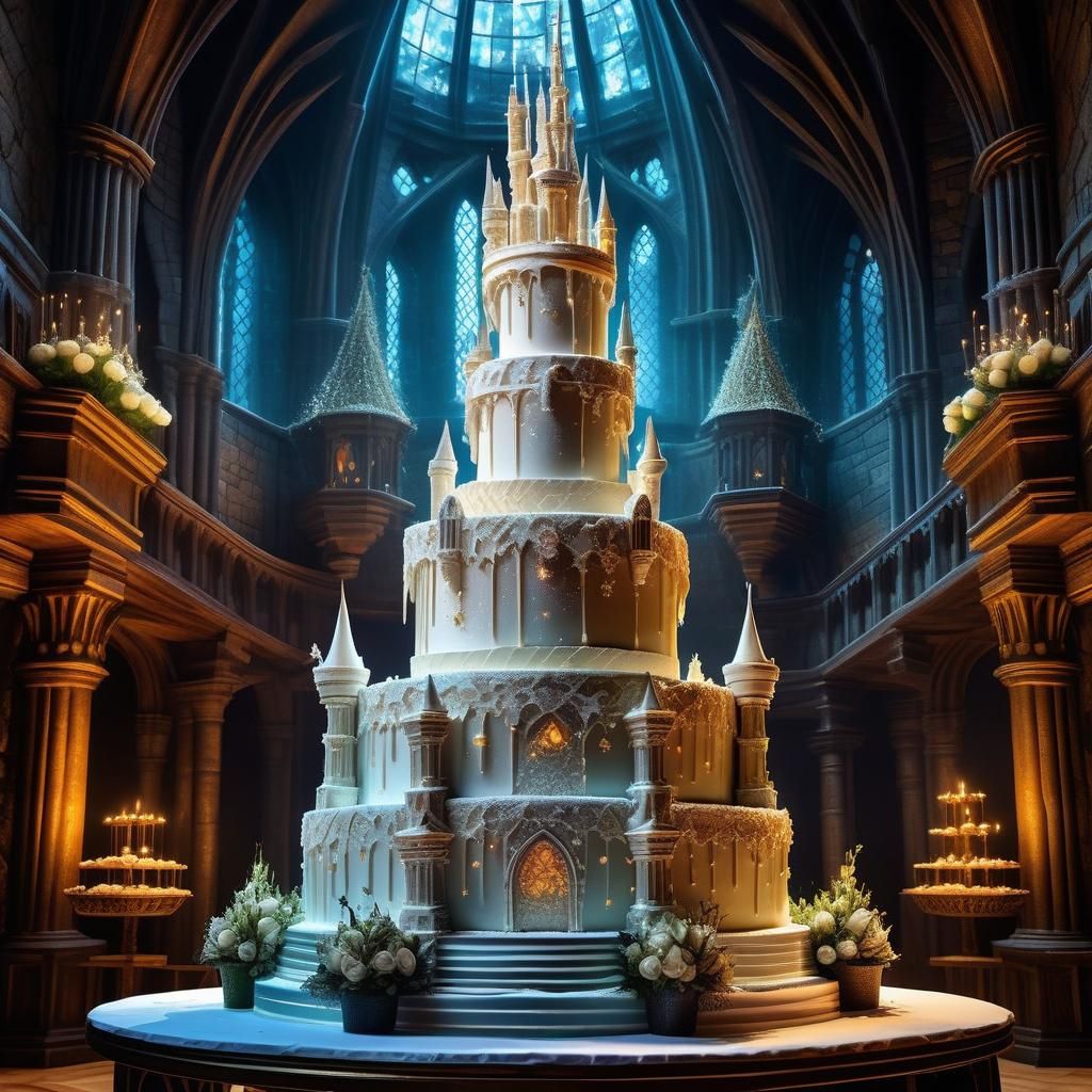 Medieval Castle Wedding Cake by Arcimboldo and Sparnaay