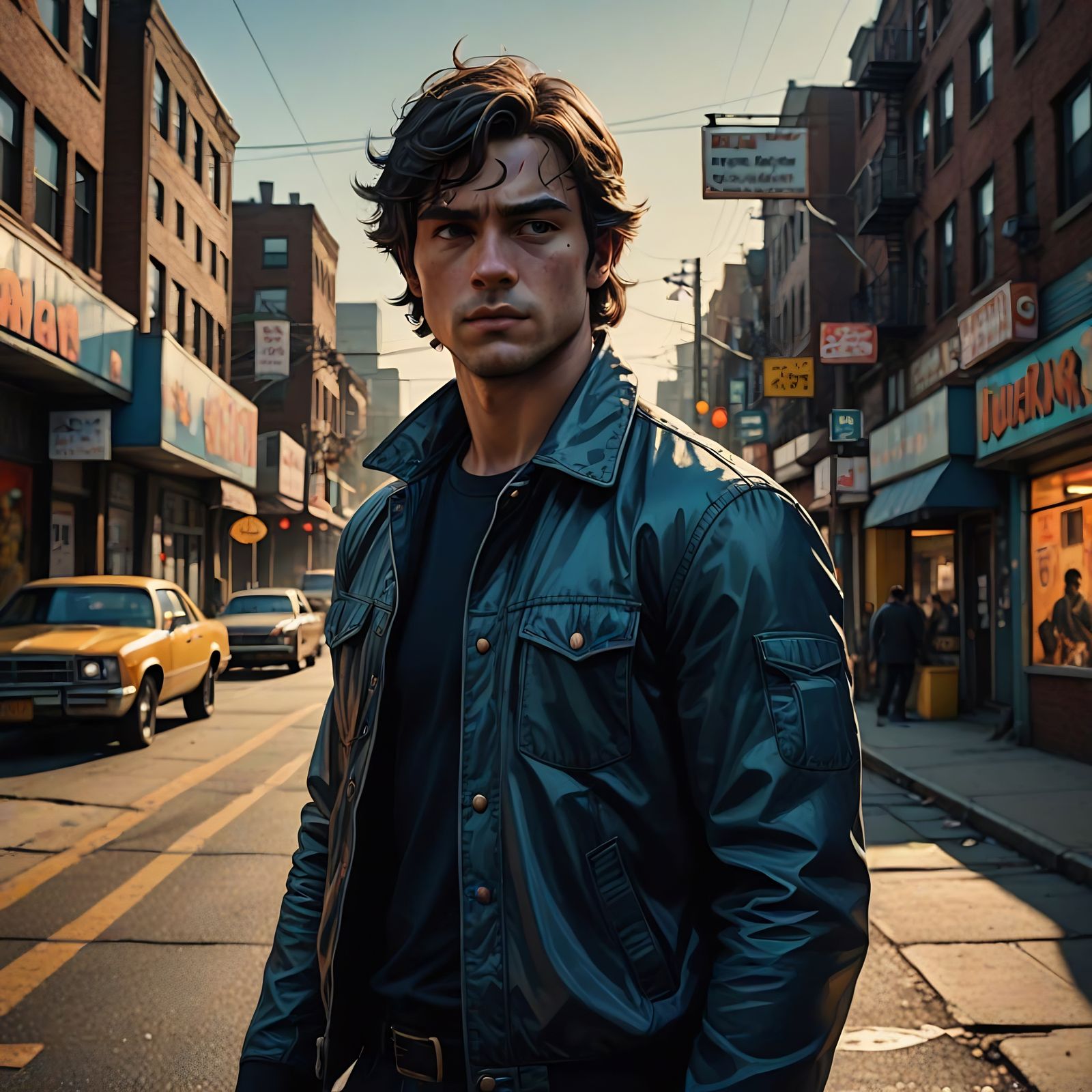 Retro American Dream Captured in Smooth Bokeh