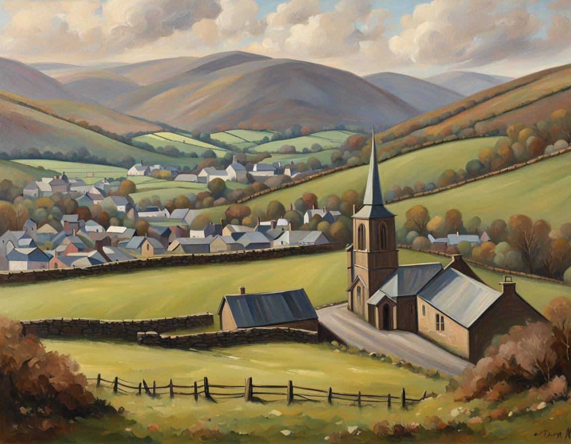 Welsh Landscape Oil Painting with Dr. Lloyd-Jones