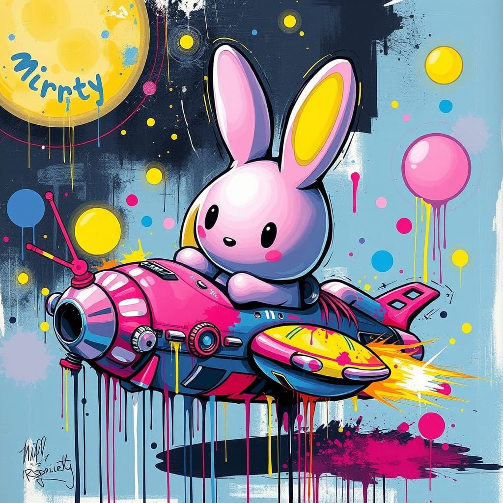 Miffy Bunny Spaceship