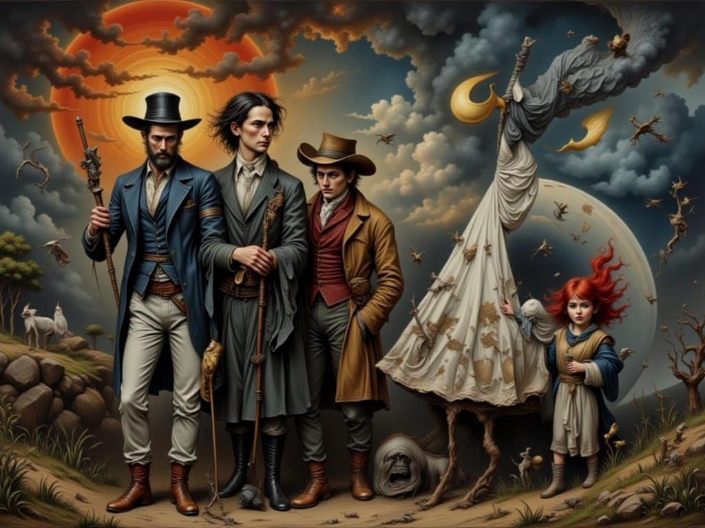 They are on a Quest.  Each with unique powers