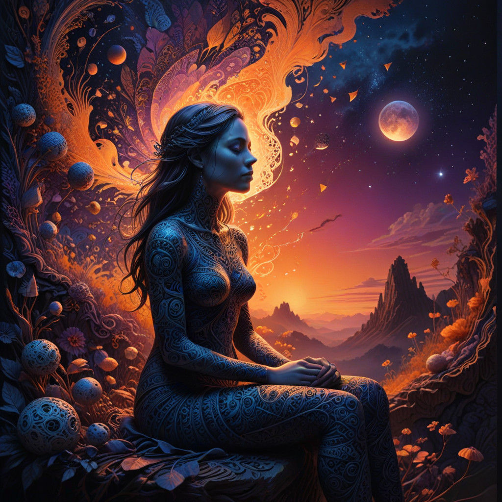 Soulful Reflections in Hyper-Realistic Charcoal