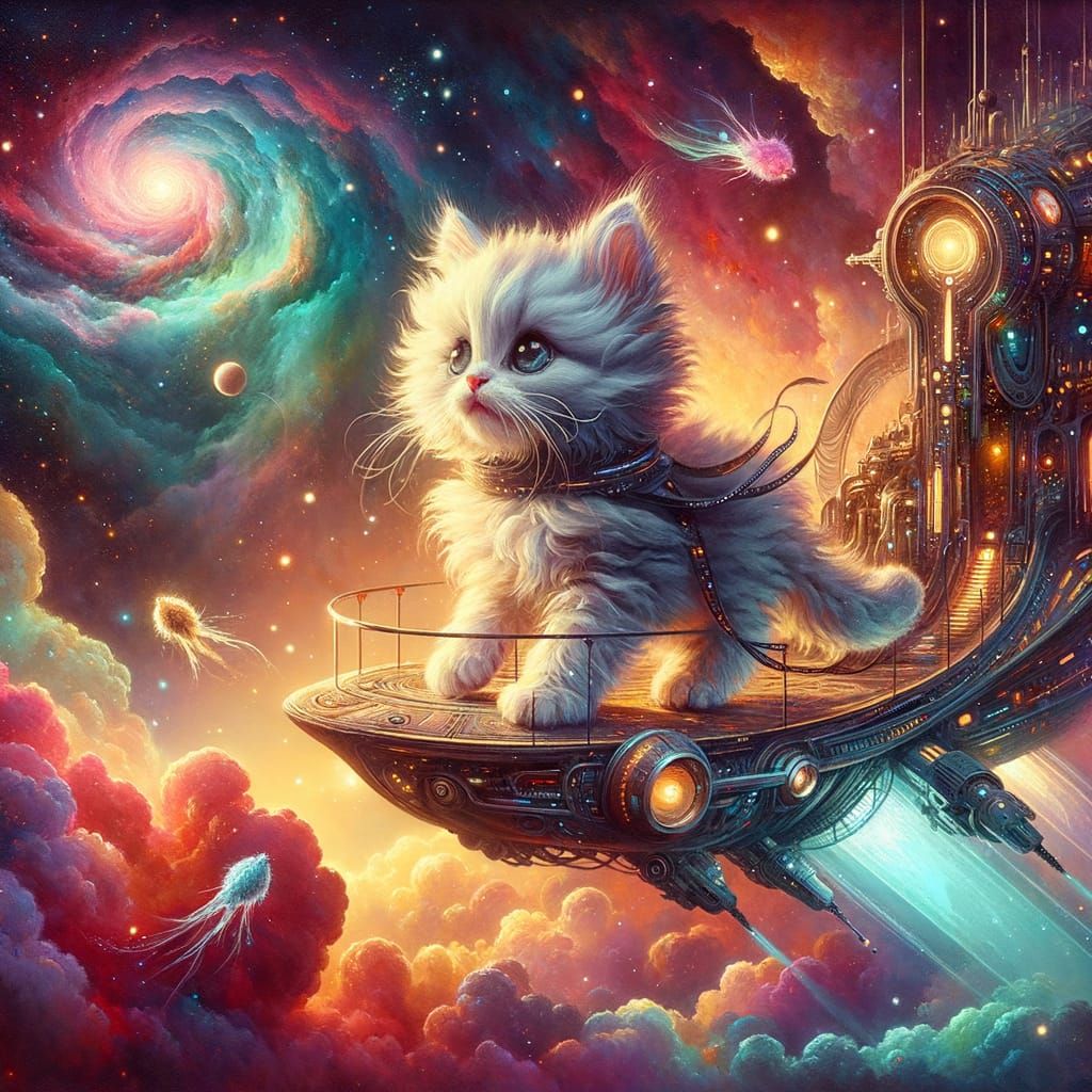 Whimsical Fantasy Art in Watercolor and Alcohol Inks