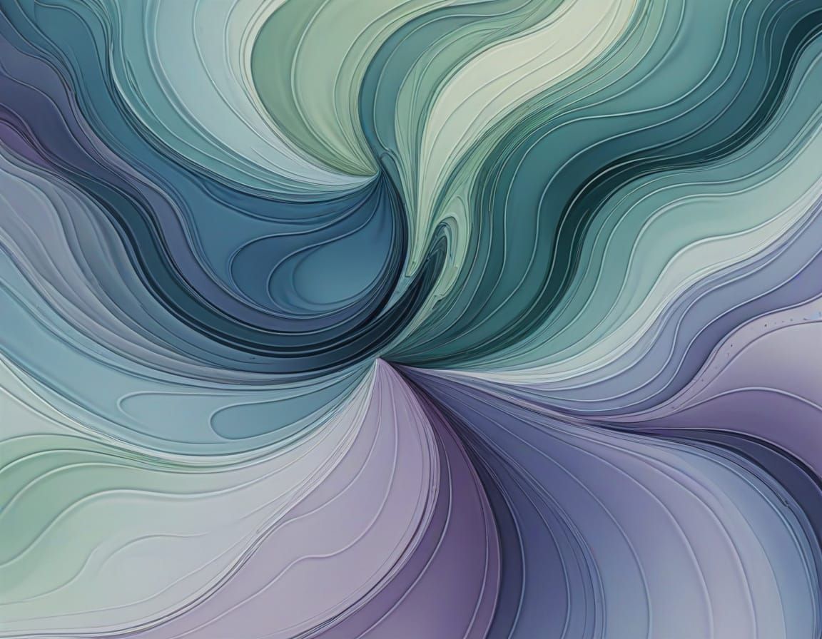 Abstract Art of Inner Peace with Soothing Gradients