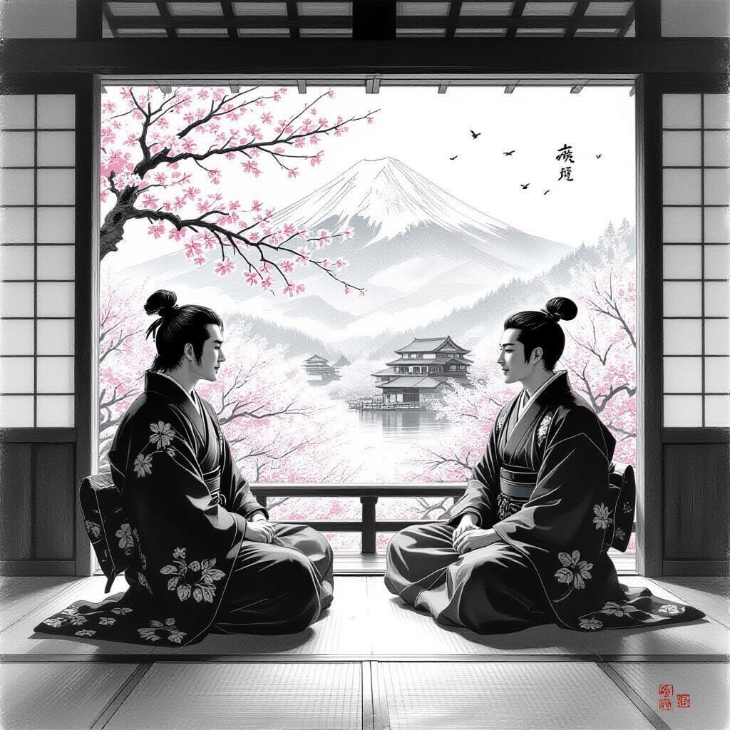 Haiku Master Matsuo Basho in 17th Century Japan