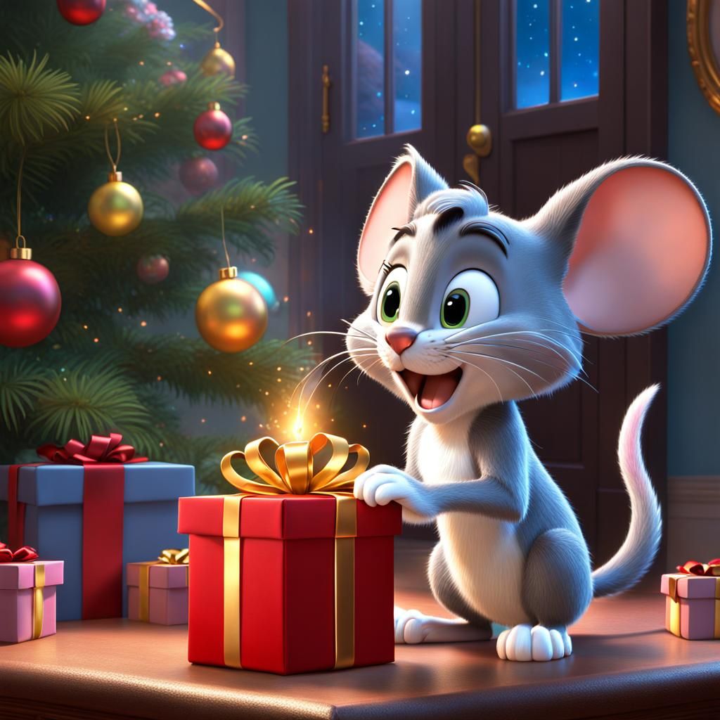 Tom and Jerry: A Gift in 3D Digital Art