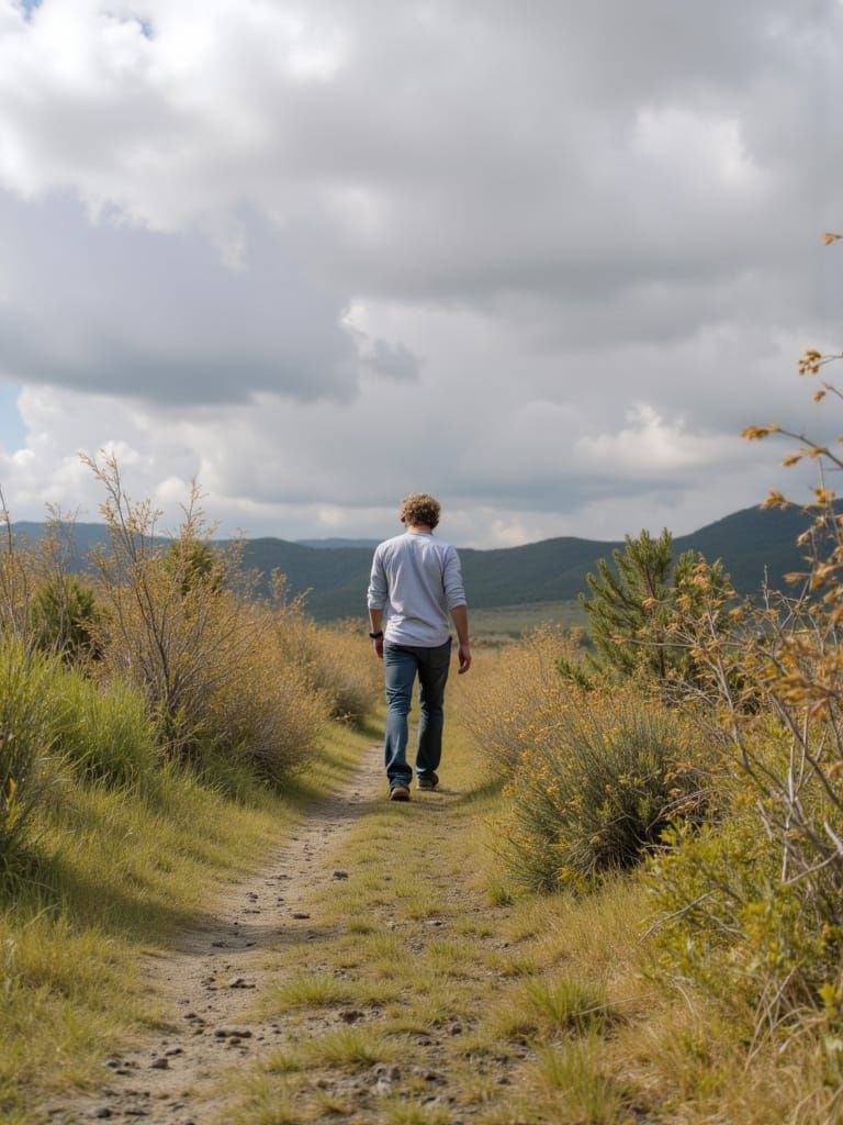 Cinematic Desert Sunset Silhouette