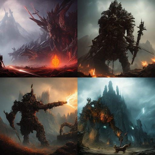 Dark Fantasy World in Immersive 8K Resolution