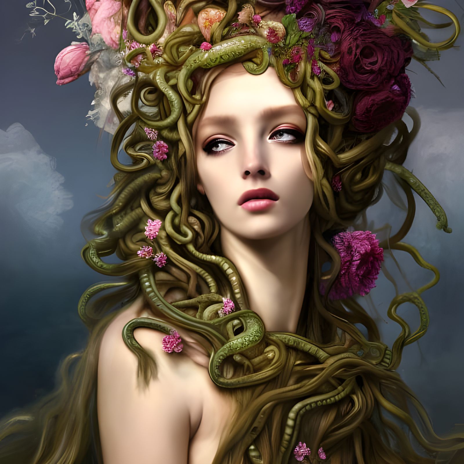 Beautiful Gorgon Medusa