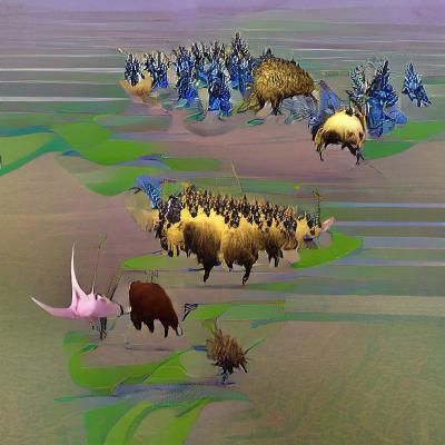 Wildebeest Migration Across the African Plains